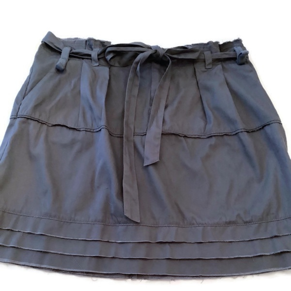 Patrick Robinson for Target Paper Bag Gray Skirt